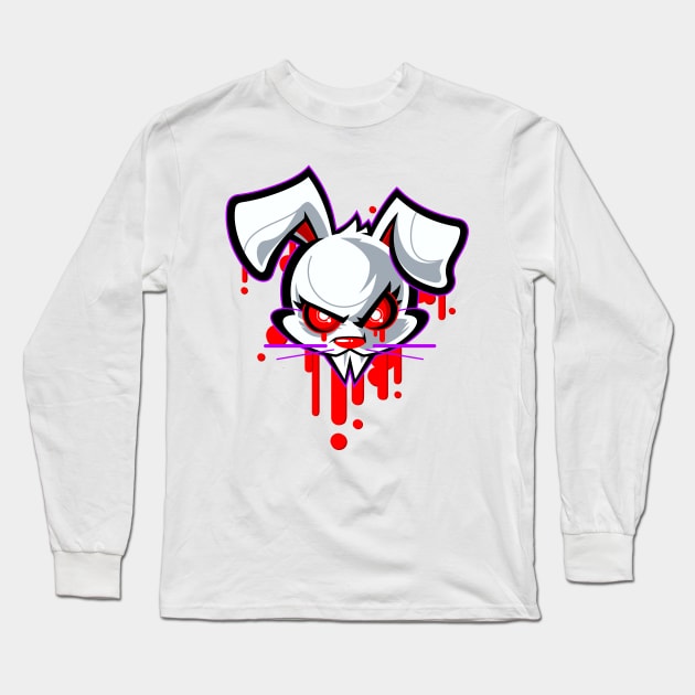 Vampire Bunny Long Sleeve T-Shirt by Sanguiphilia